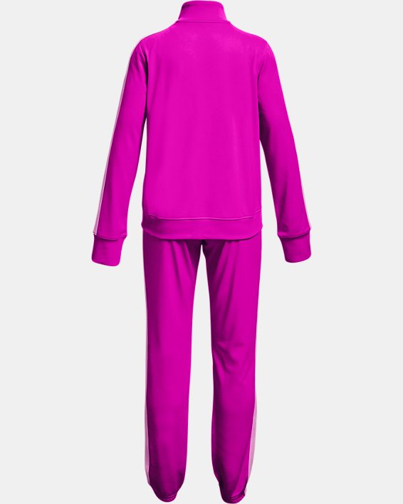 UA Strick-Trainingsanzug für Mädchen, Pink, pdpMainDesktop image number 1